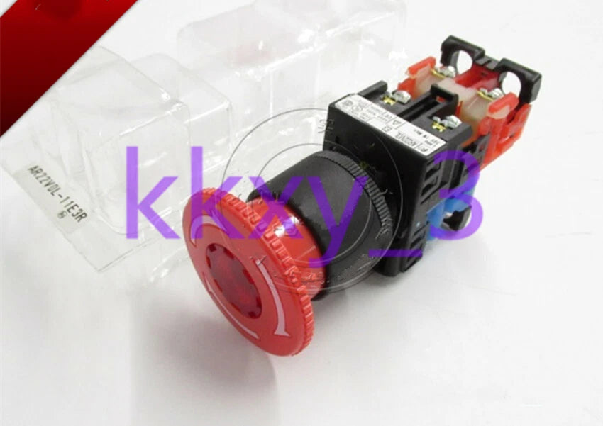 1 PCS  Fuji AR22VOL-11E3R Emergency Stop Button Switch #P