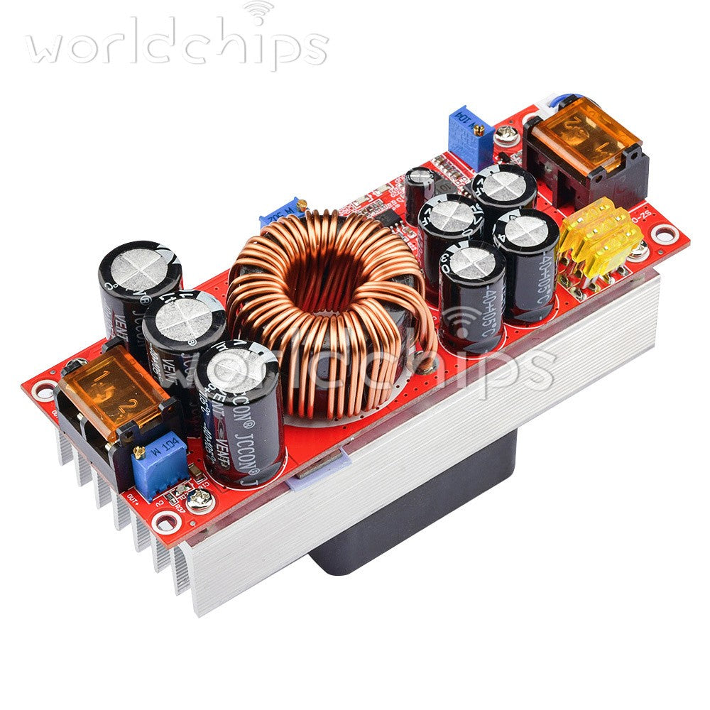 1800W 40A 10-60V to 12-90V  DC-DC Boost Converter Step Up Power Supply Module US