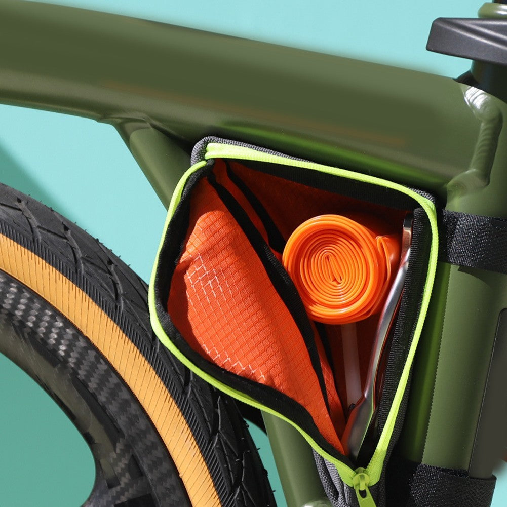 Spacious Triangle Bag for For brompton Bicycle Lightweight and Practical