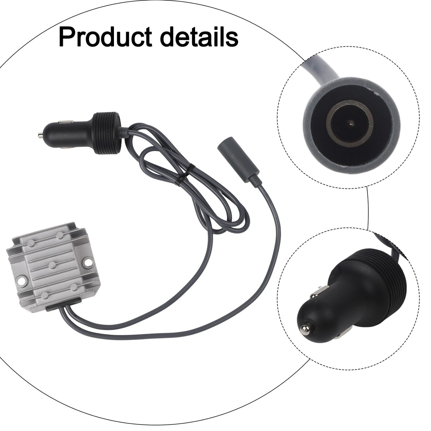 12V 24V to 30V 3 5A Step Up Converter Power Cord with Automotive Interface