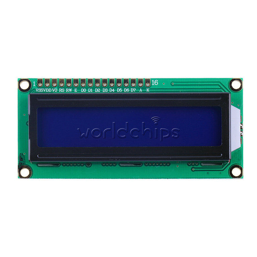 10Pcs DC 5V 1602 16x2 HD44780 Character LCD Display Module LCD blue blacklight