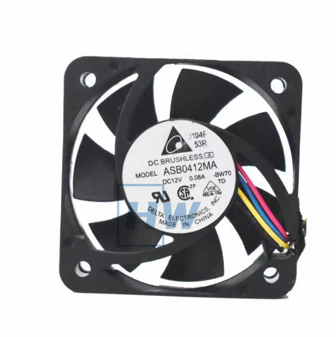 1Pc   Delta 4010 ASB0412MA 12V 0.08A 4CM Switch Heat Dissipation Fan
