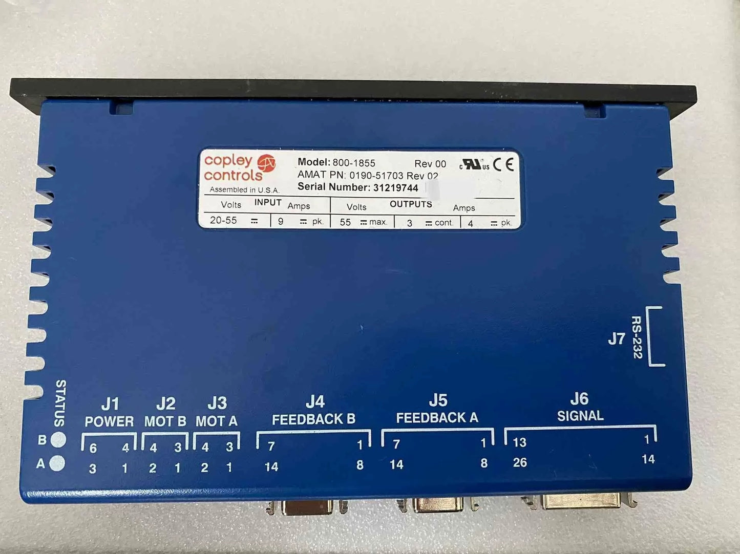 Copley Controls 800-1855 Digital Servo Driver  Test One/piece