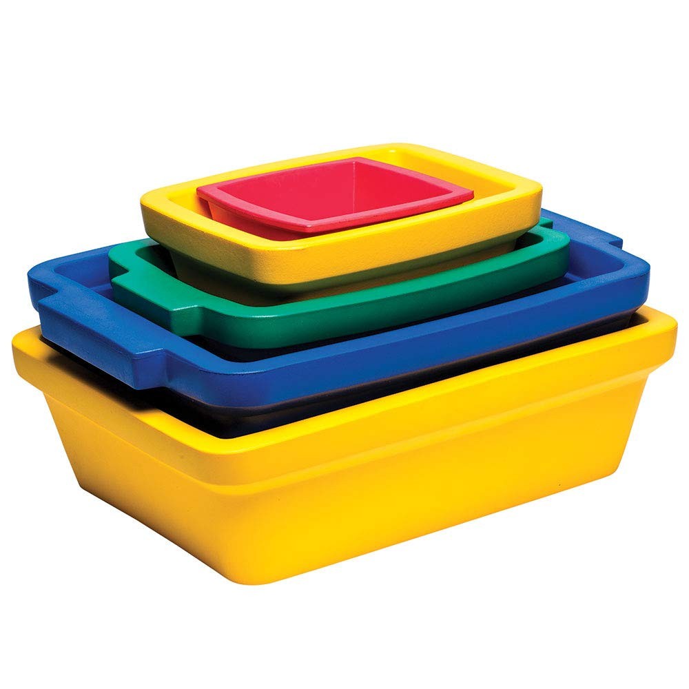 Large Blue Ice Pan, 9 Liter - Stackable, Leak-Proof, for Lab Samples