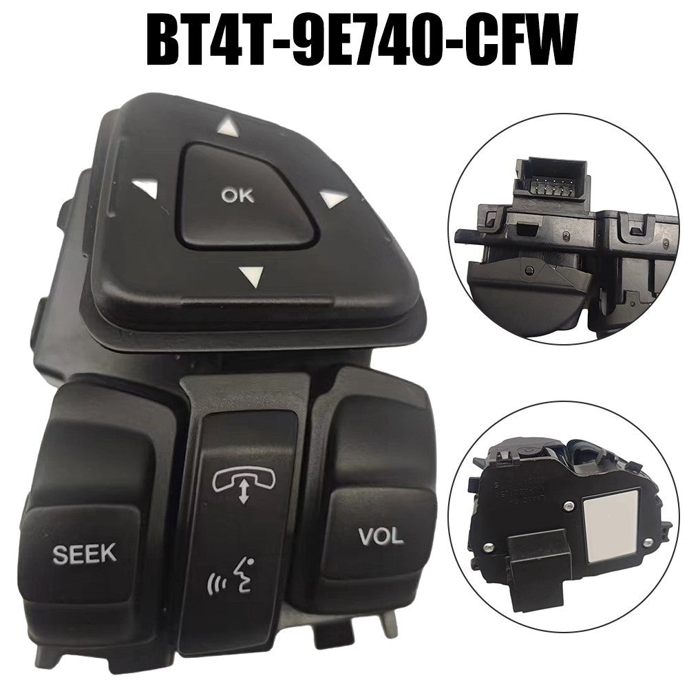 Black ABS Car Steering Wheel Switch for Ford For Edge 1115 BT4T9E740CFW