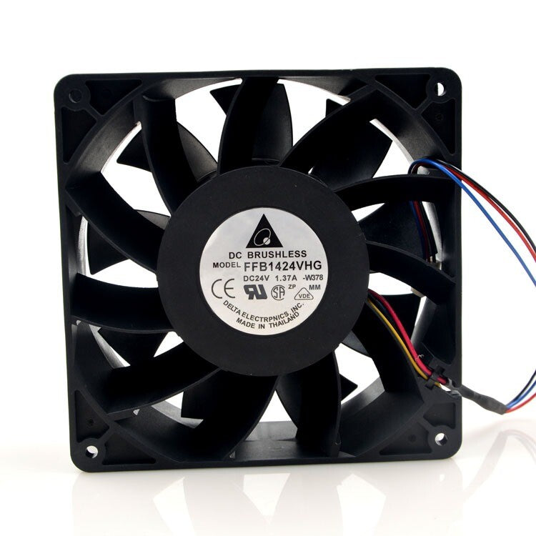 1/piece Delta FFB1424VHG 14050 14CM 24V 1.37A 4-wire inverter cooling fan