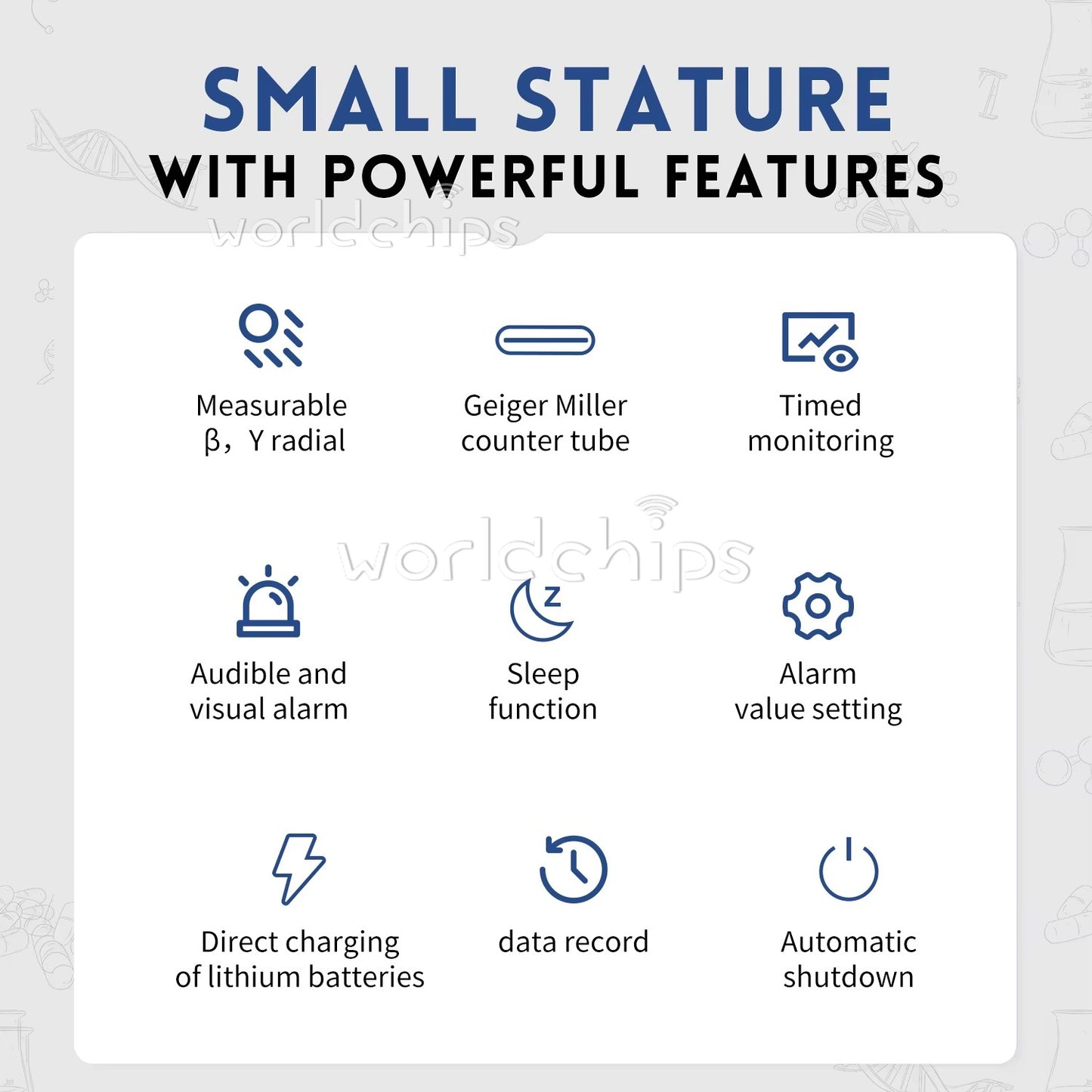 FNIRSI GC-02 Nuclear Radiation Detector Professional Geiger Miller Counter