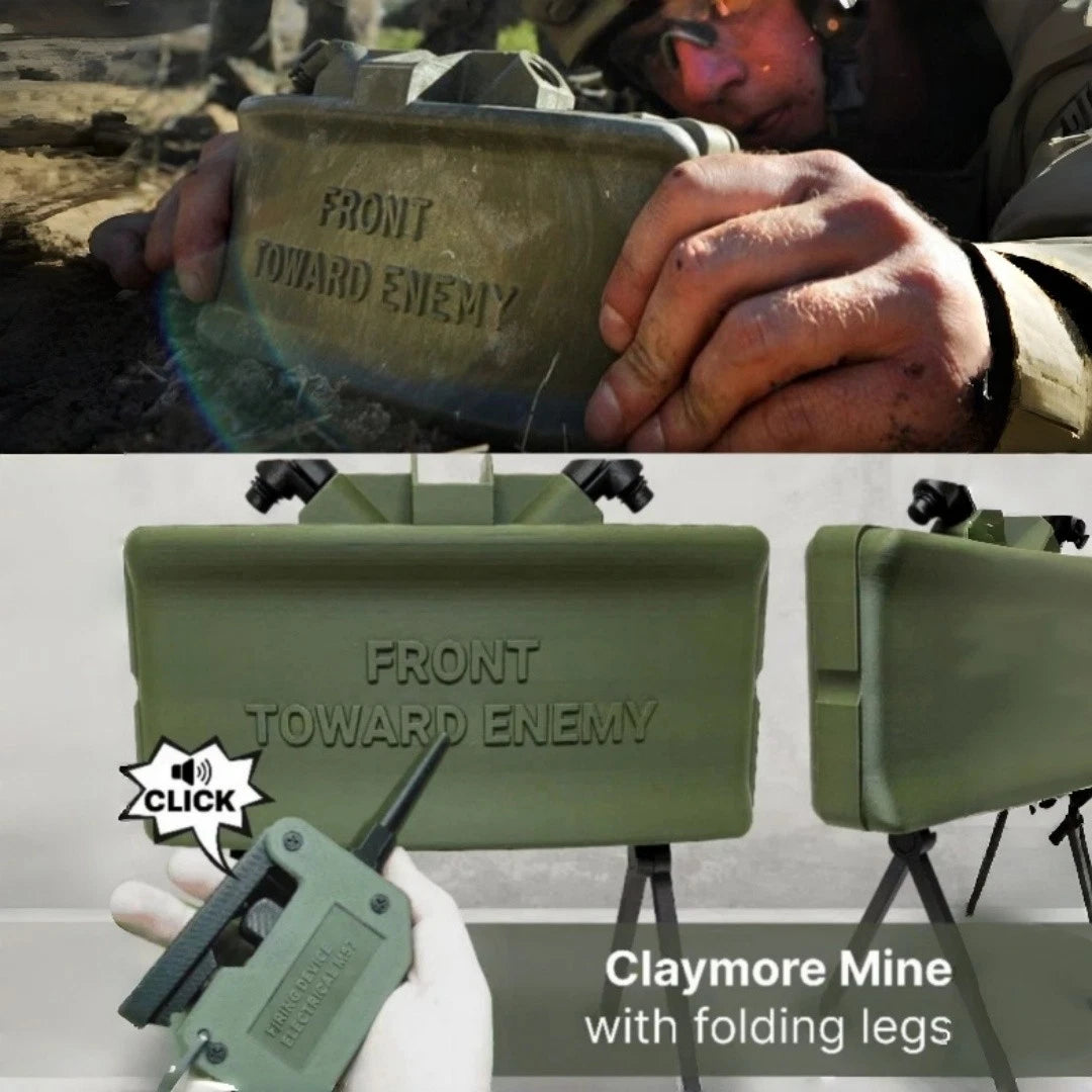 M18A1 Claymore Mine Model Set – 1:1 Replica 3D Printed Military Cosplay Prop