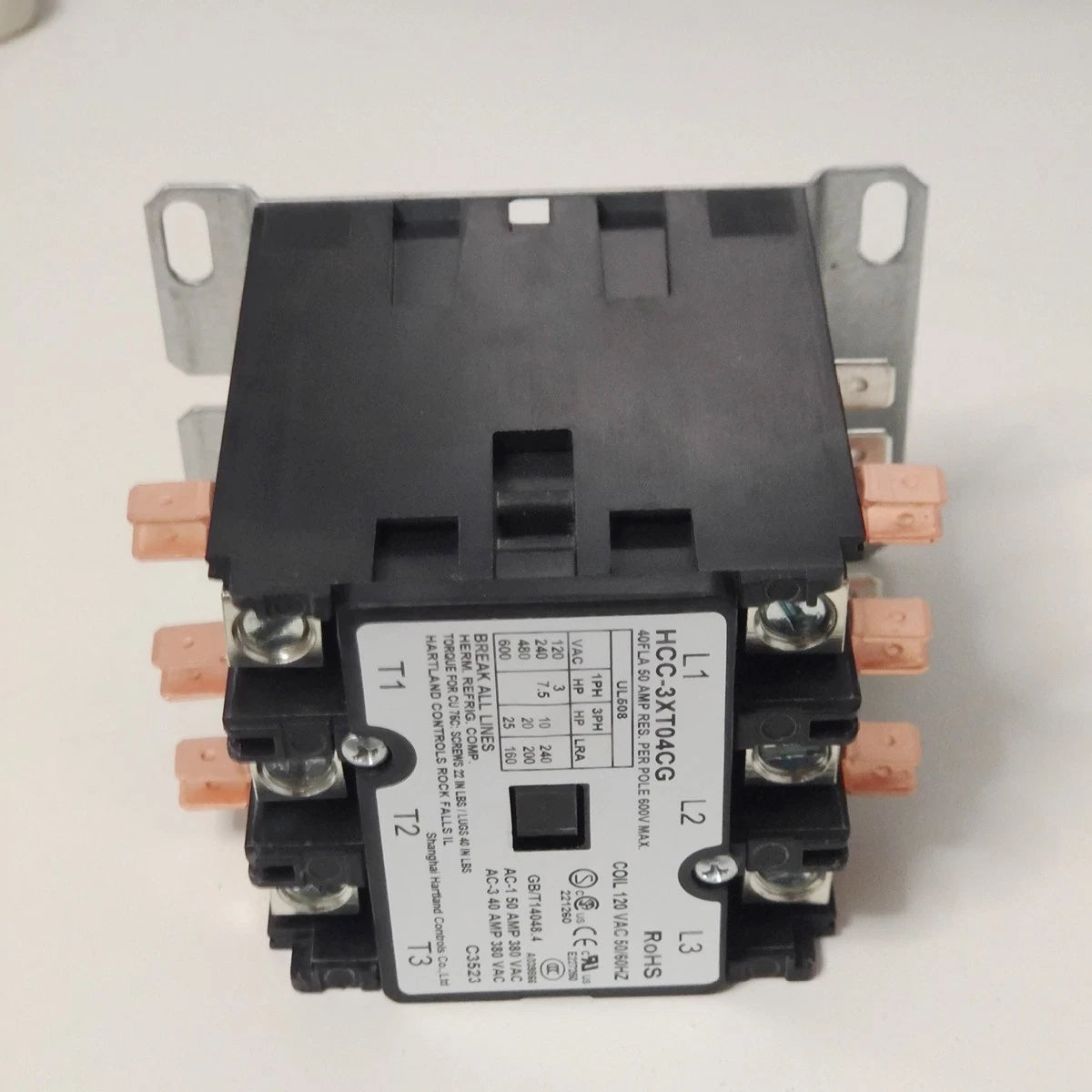 1PCS HCC-3XT04CG 120V 40A contactor for dishwasher High load three phase