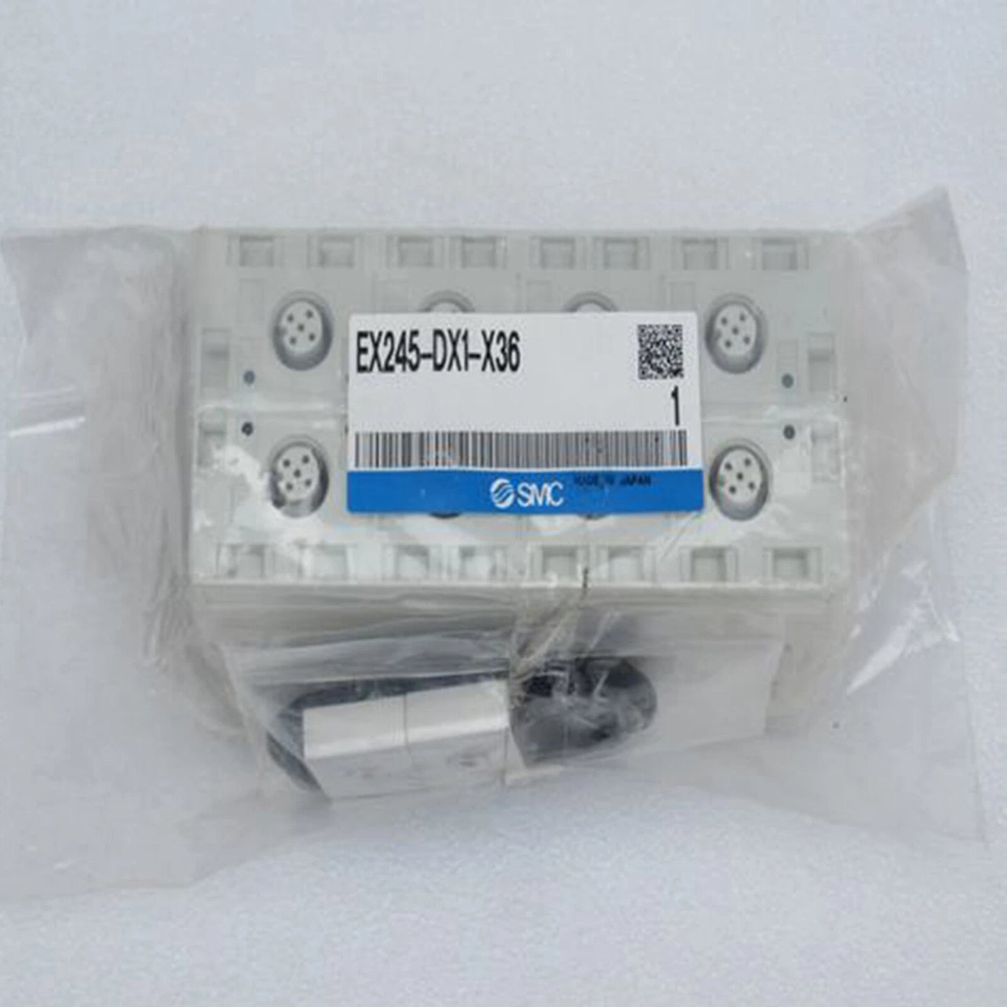 one  SMC EX245-DX1-X36 Valve island module Free shipping #P