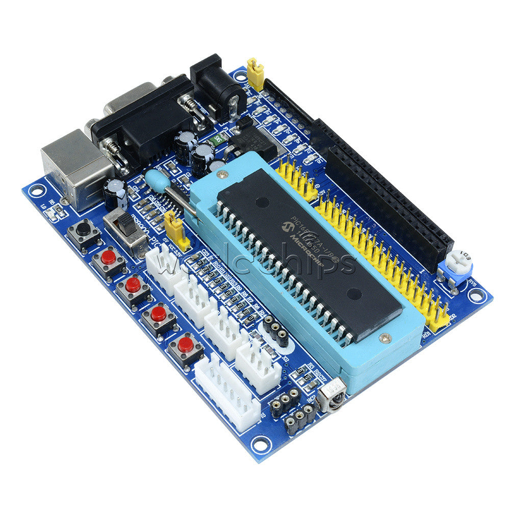PIC16F877A PIC Mini System Development Board JTAG ICSP Programmer Emulator