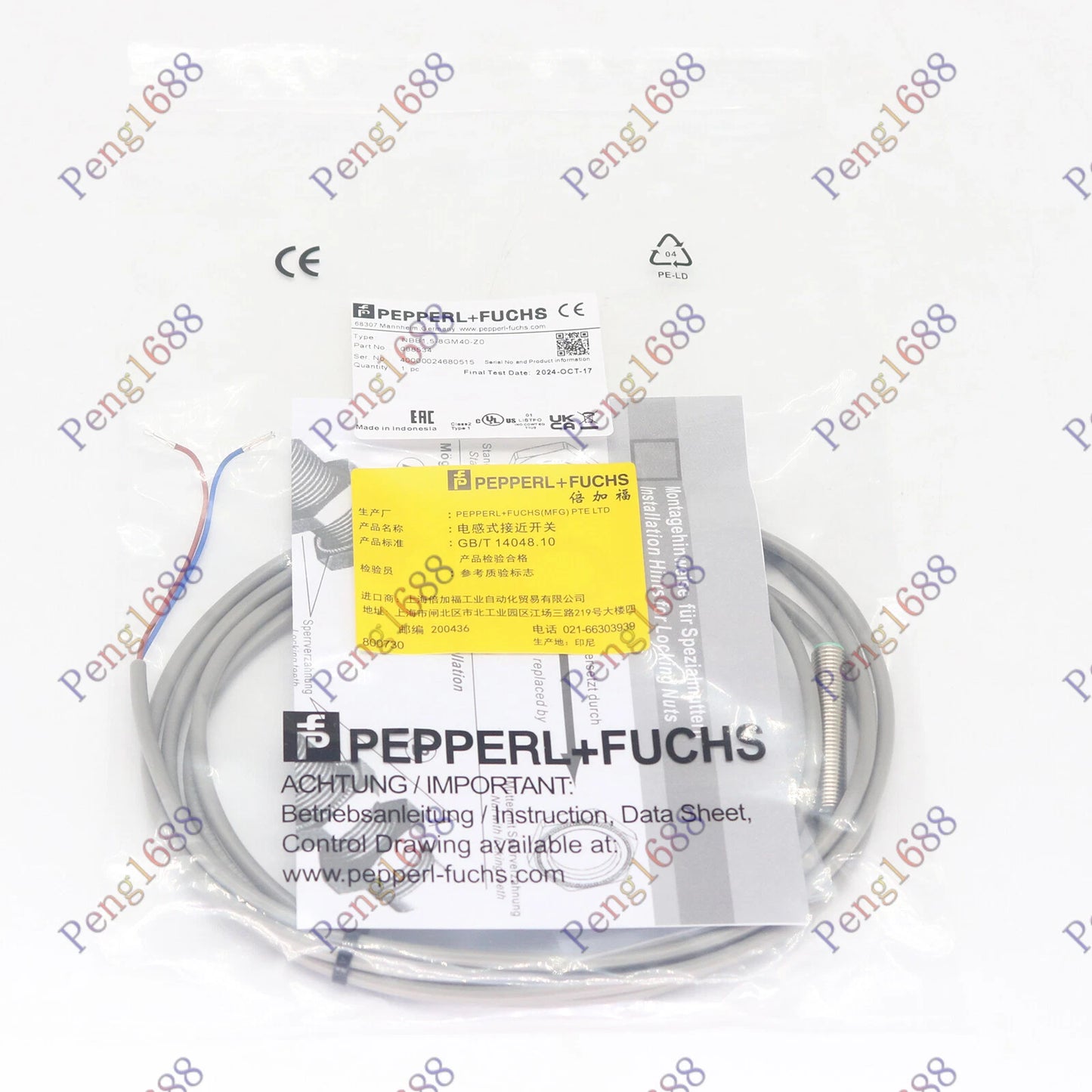 NBB1.5-8GM40-Z0 For Pepperl+Fuchs Inductiver Sensor Free Shipping #P