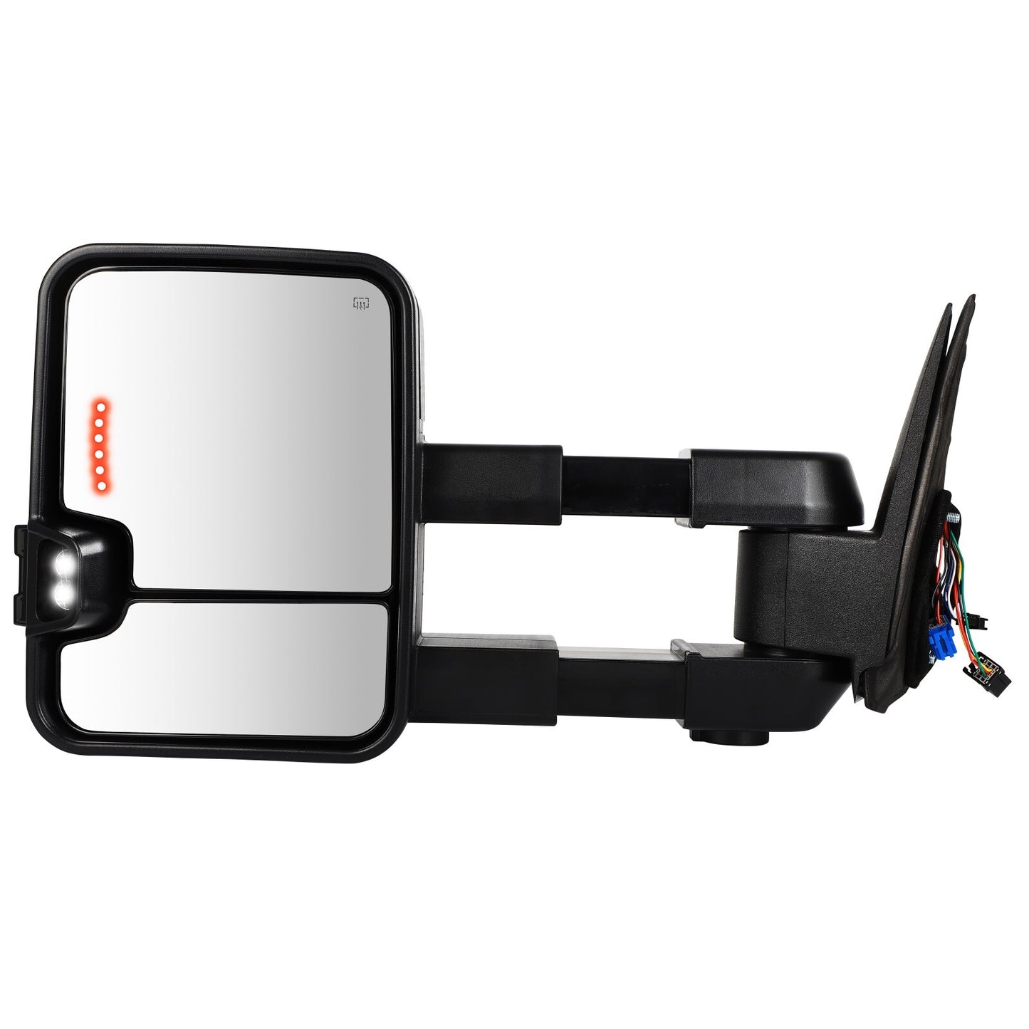 Power Heated Tow Mirrors For 03-06 Chevry GMC Sierra LED Turn Signal Light