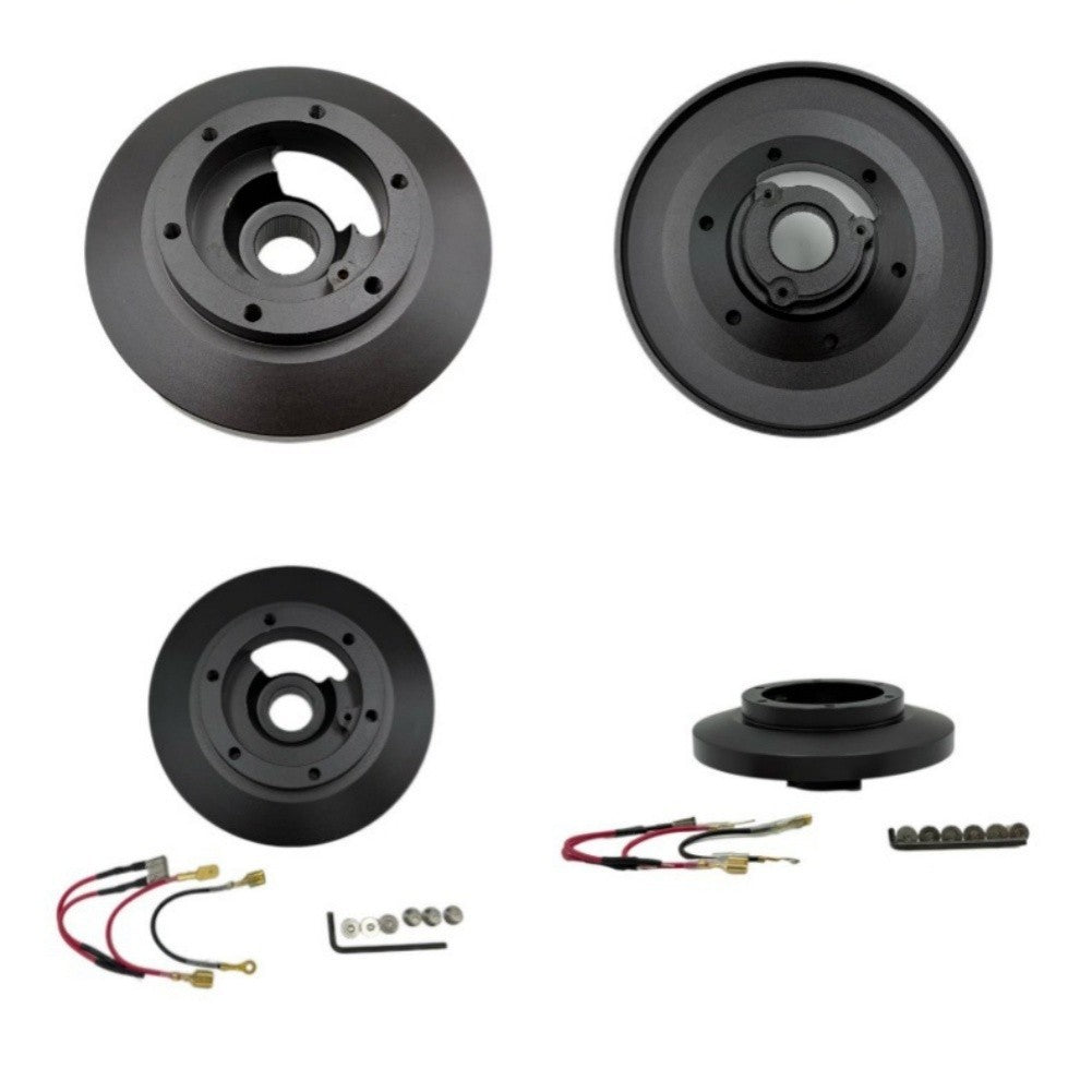 For BMW E36 Steering Wheel Hub Adapter Short Design with Wiring and Screws Set
