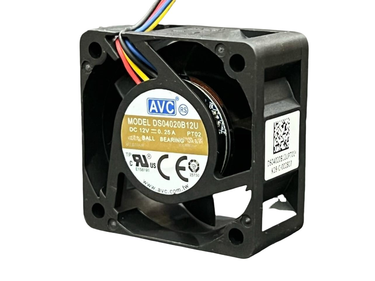 1/piece AVC 4020 4CM DS04020B12U 4-wire 12V 0.25A PWM Temperature Control Fan