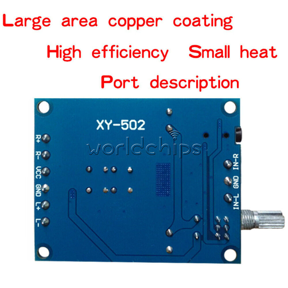 TPA3116 D2 50W+50W 50Wx2 Dual Channel DC4.5-27V Power Amplifier Board Stereo