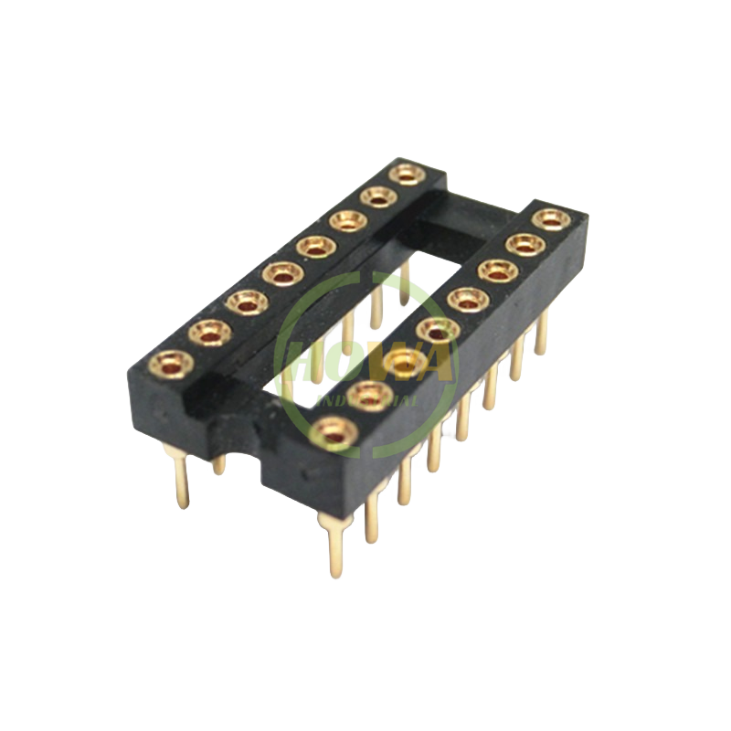 20pcs  Nextron 16P Fully Gold-plated DIP-16 IC Round Hole Socket DIP-16