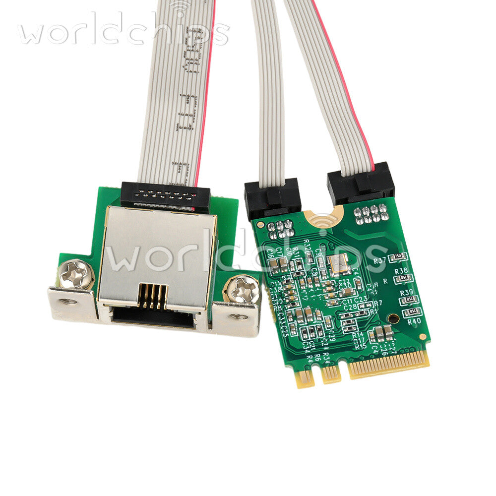 M.2 Key A+E/PCI-E 2.5G Gigabit Ethernet Network Lan Card 1000Mbps RTL8125BG Chip
