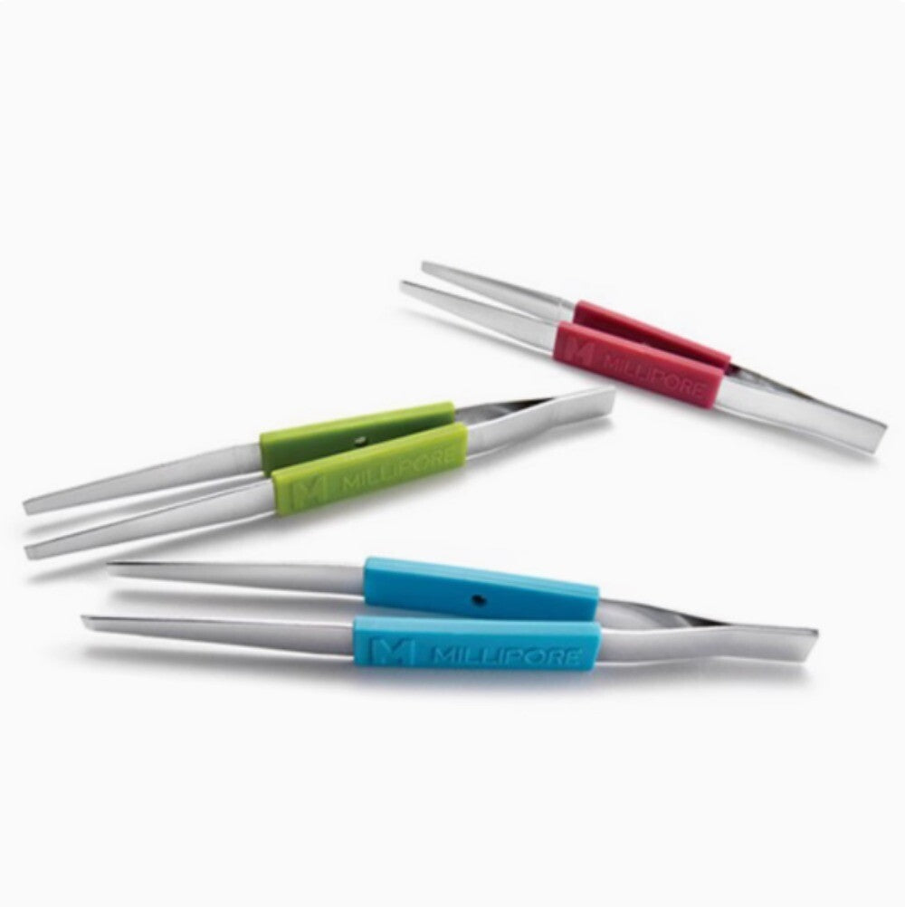 1PC Stainless Steel Tweezers Flat Head XX6200006P Compatible Millipore Membrane