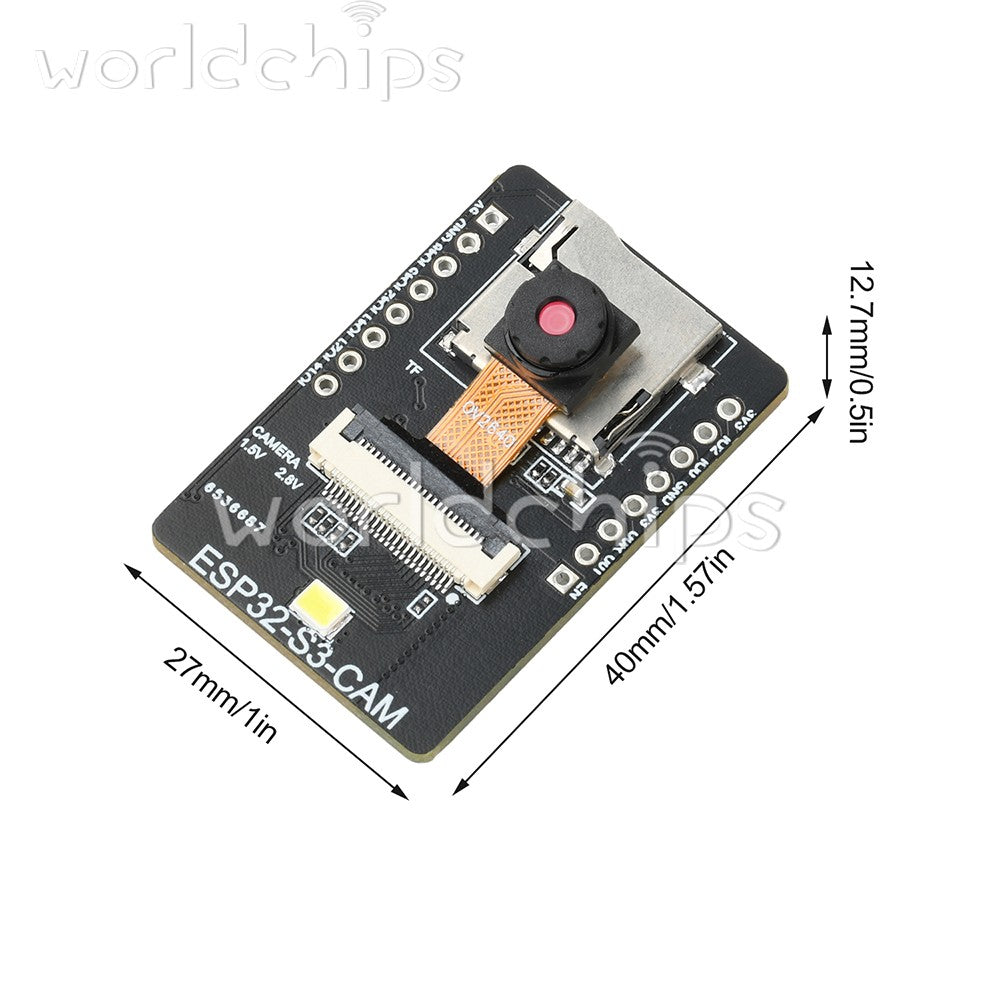 ESP32-S3-CAM WiFi Bluetooth development board Visual recognition module Type C