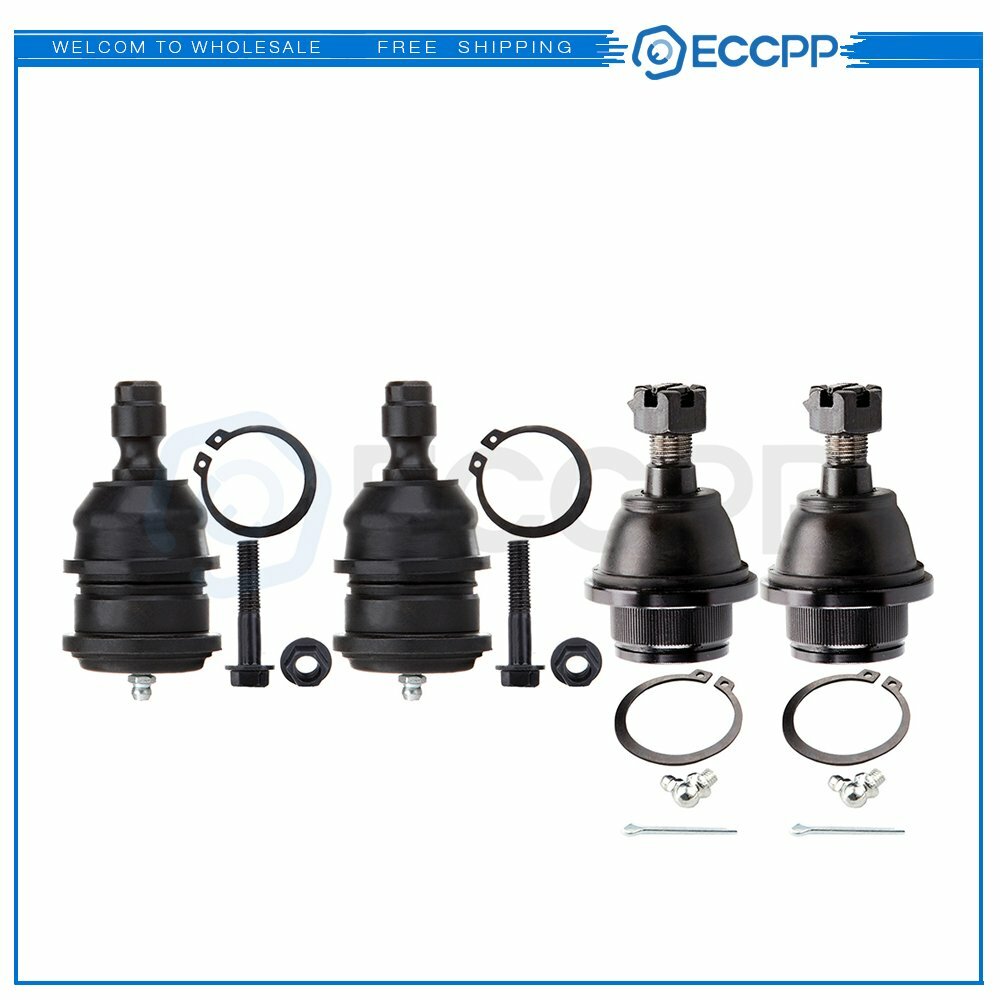 For 1998-2010 11 Ford Ranger 4Pcs Front Upper & Lower Ball Joints Suspension Kit
