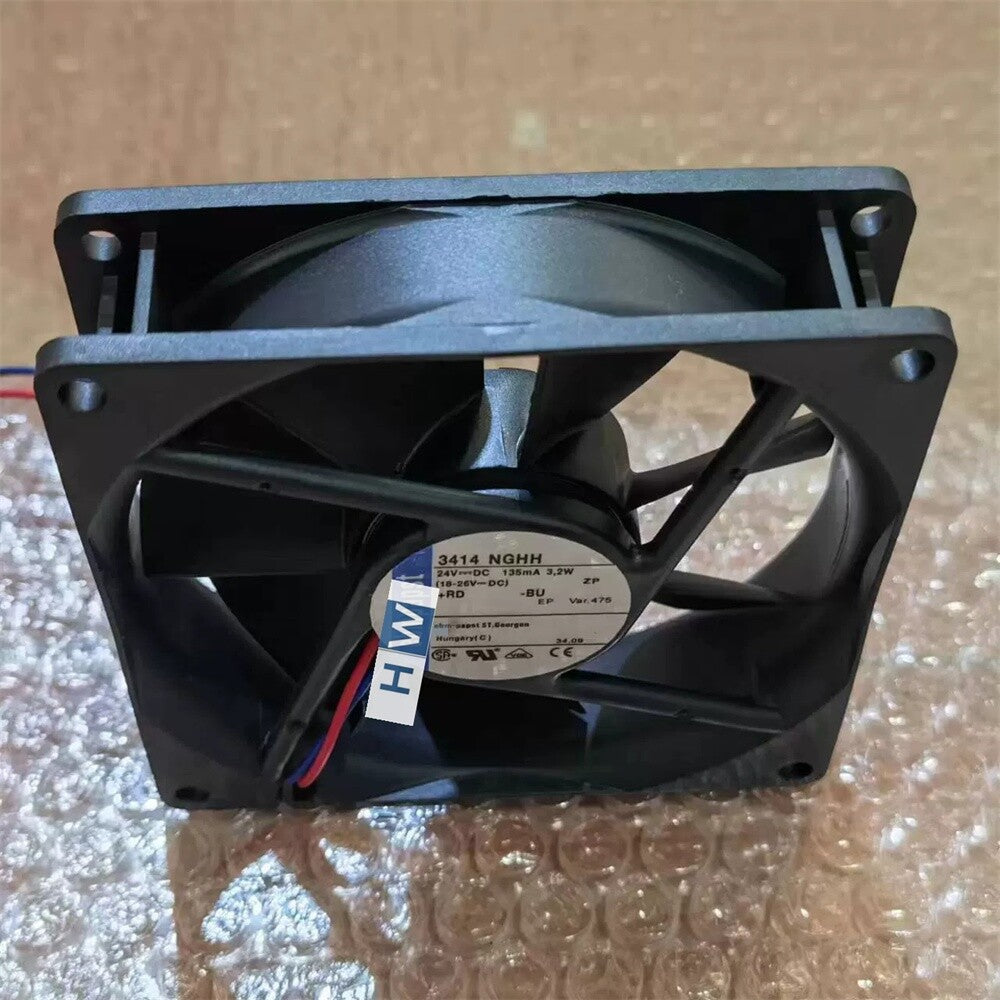 1/piece 2-wire 3414NGHH 3414 NGHH 24V 135MA 3.2W Equipment Axial Flow Fan