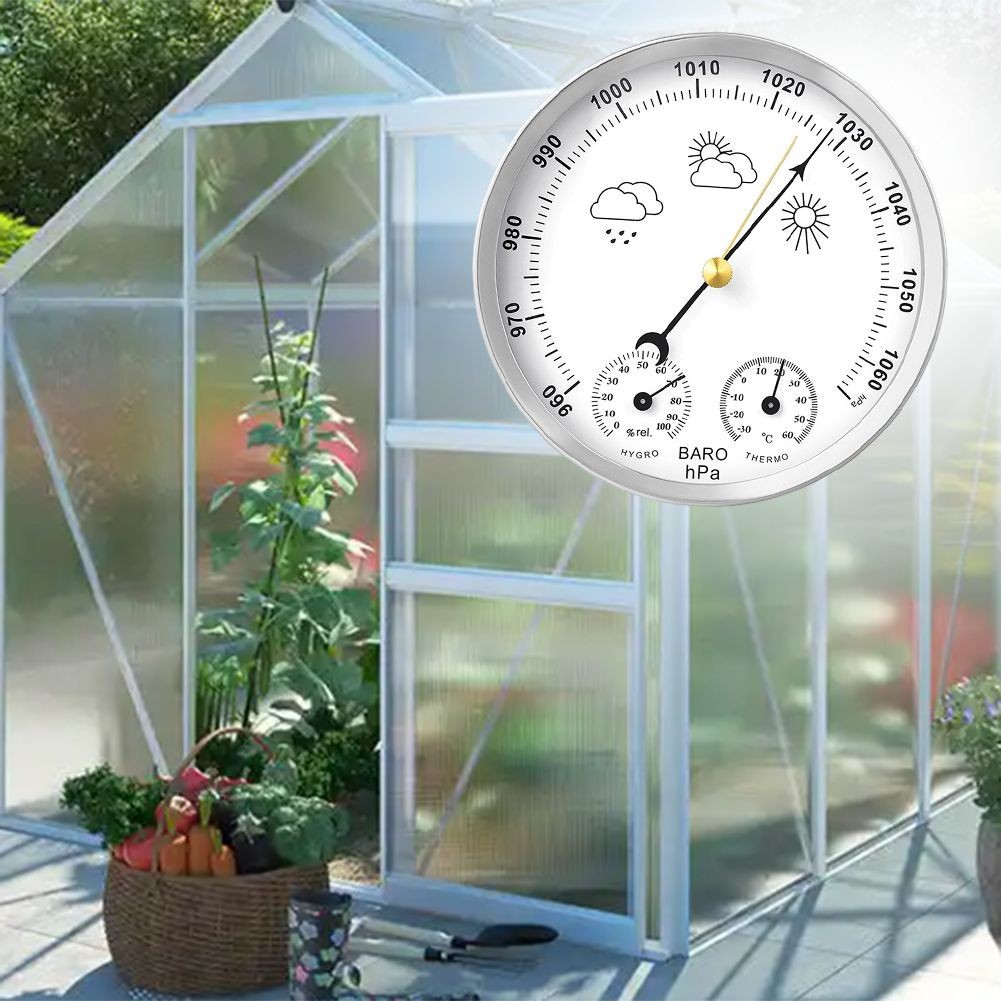 Three in One Weather Station with Thermometer Hygrometer and Barometer for Home