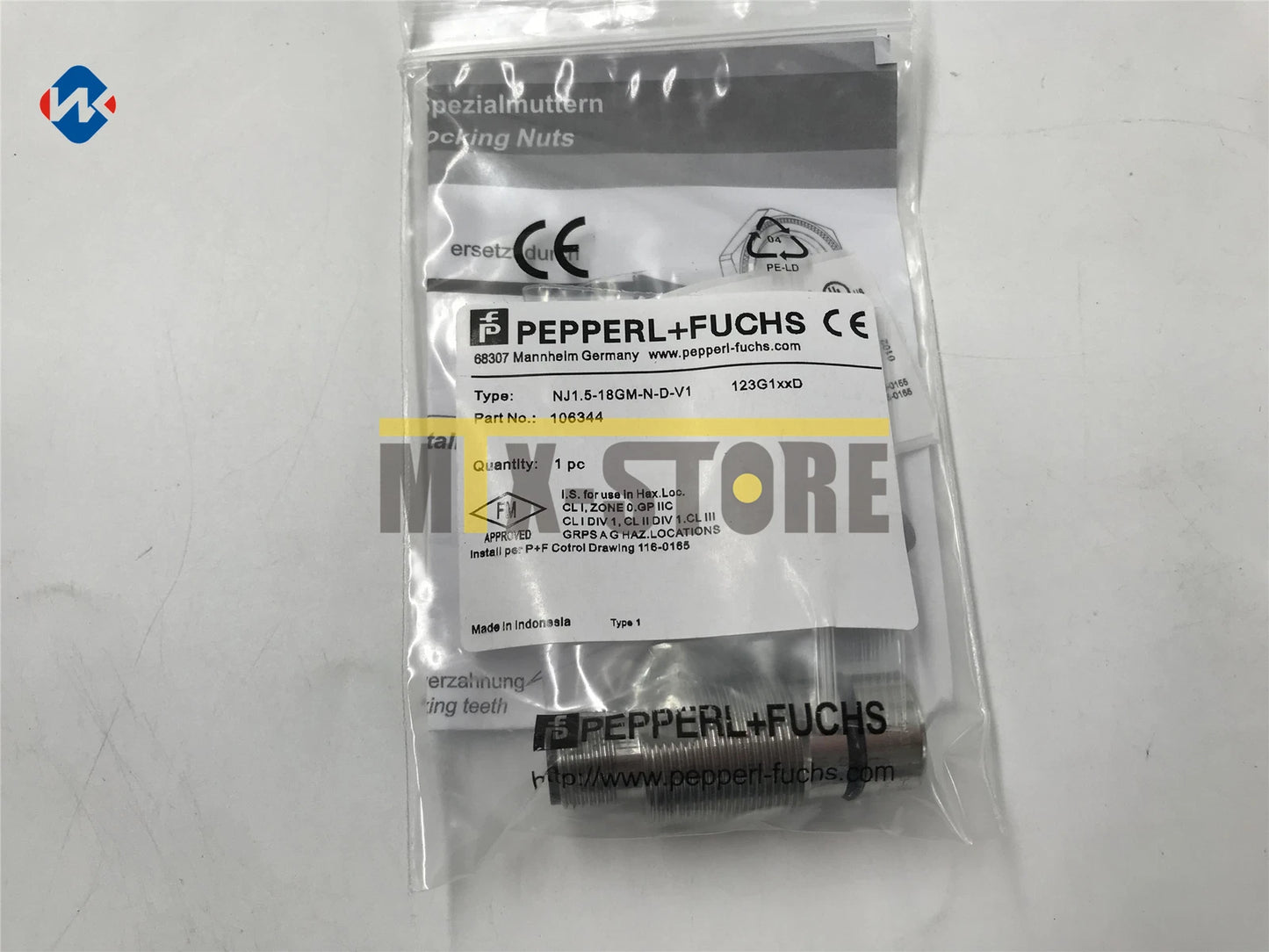 1PCS  Pepperl+Fuchs NJ1.5-18GM-N-D-V1 Sensor&Proximity Switch #P