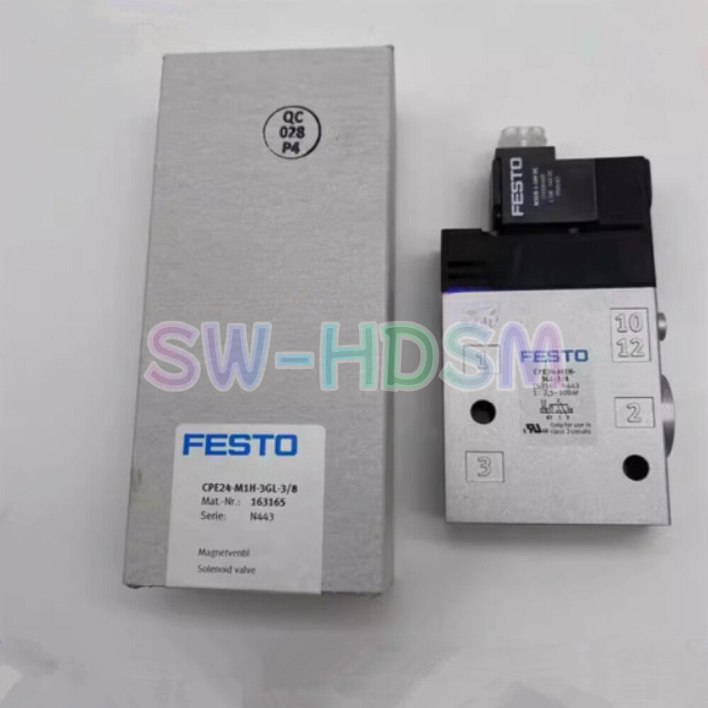1PCS  For FESTO CPE24-M1H-3GL-3/8 solenoid valve 163165 freight free