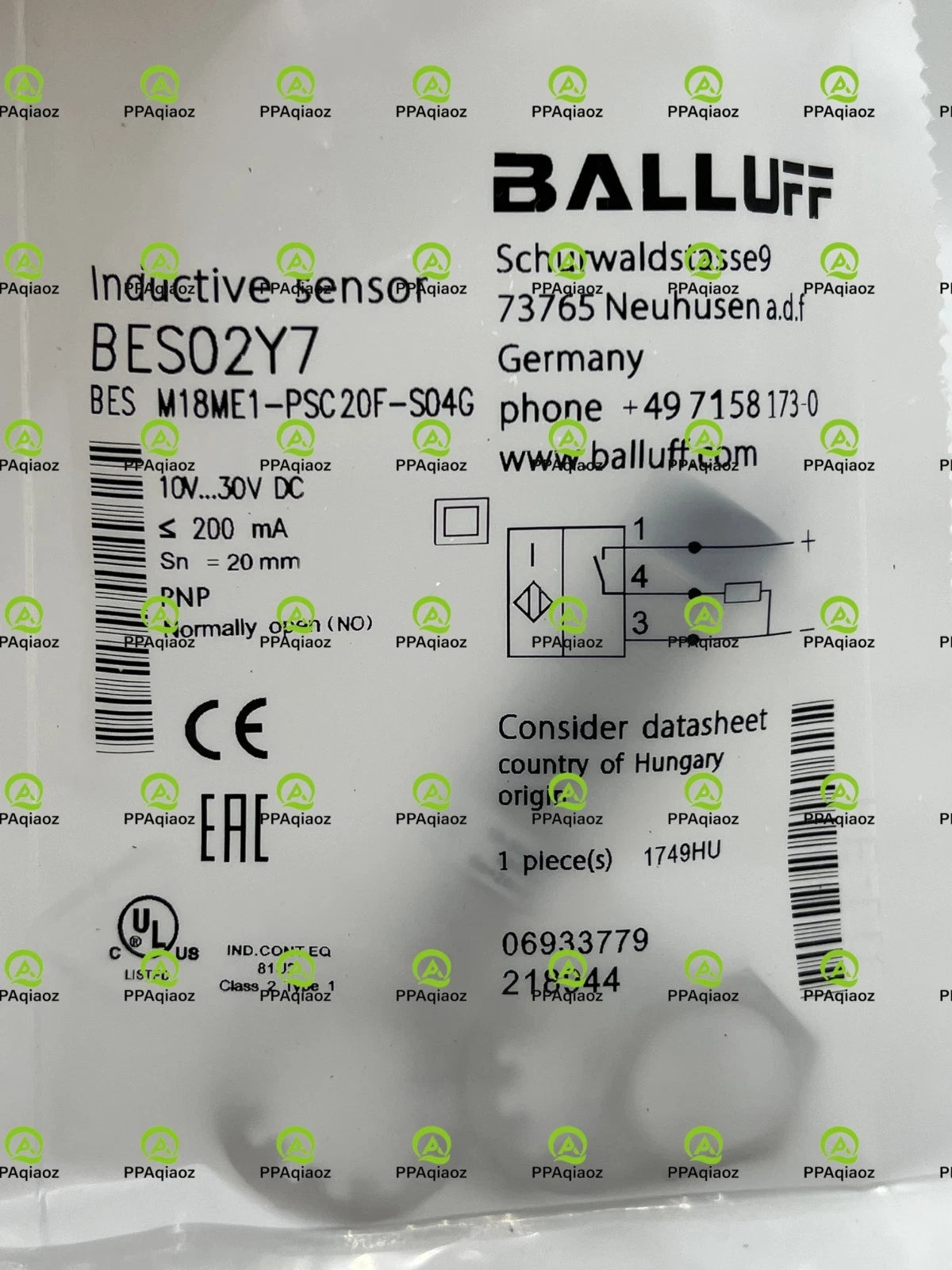 1pcs For Proximity switch sensor BES M18ME1-PSC20F-S04G （BES02Y7) #P
