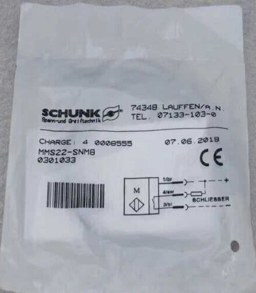 SCHUNK Magnetic Switch MMS22-SNM8 0301033#P