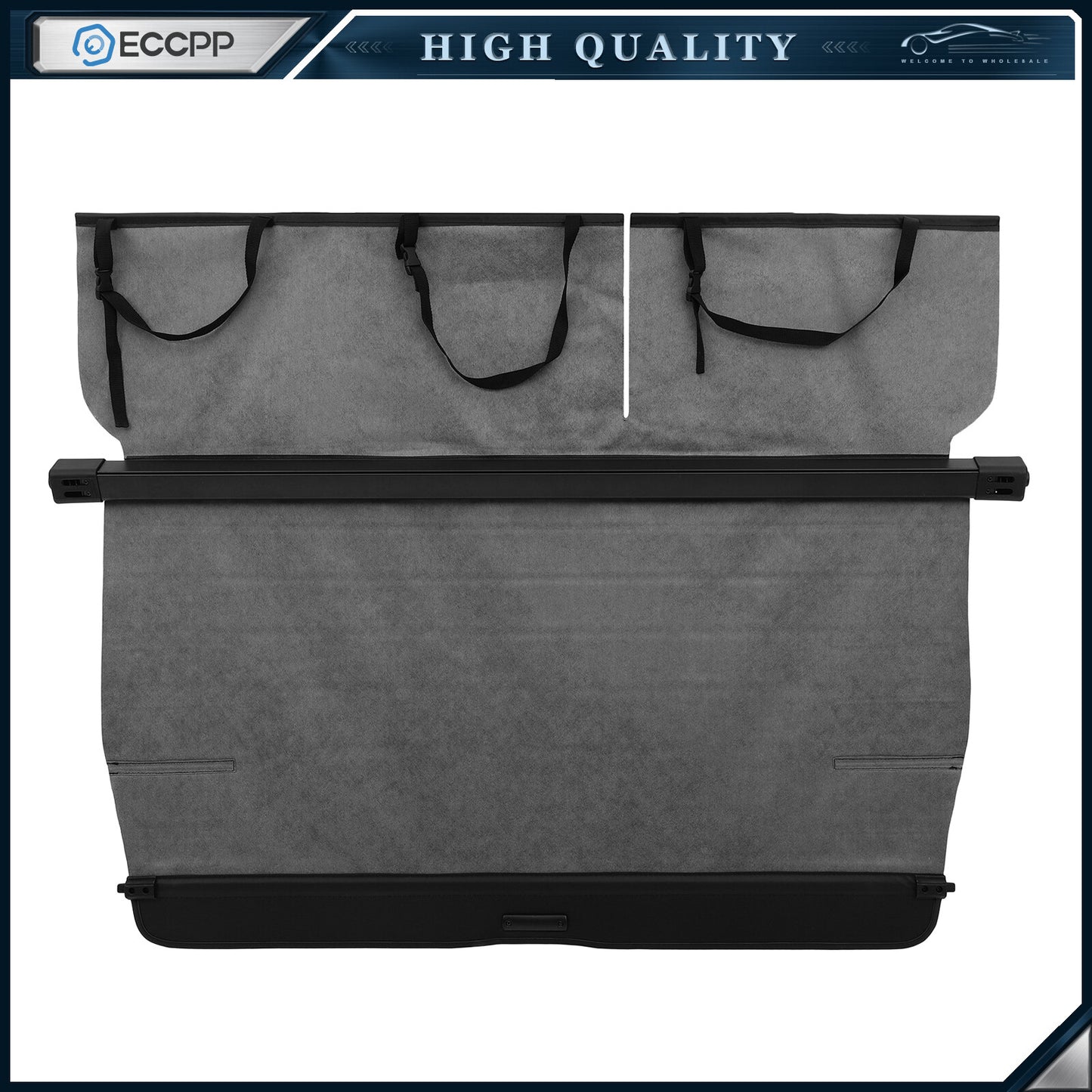 Tonneau Retractable Security Cargo Cover Black For Lexus RX450h RX350 2010-2015