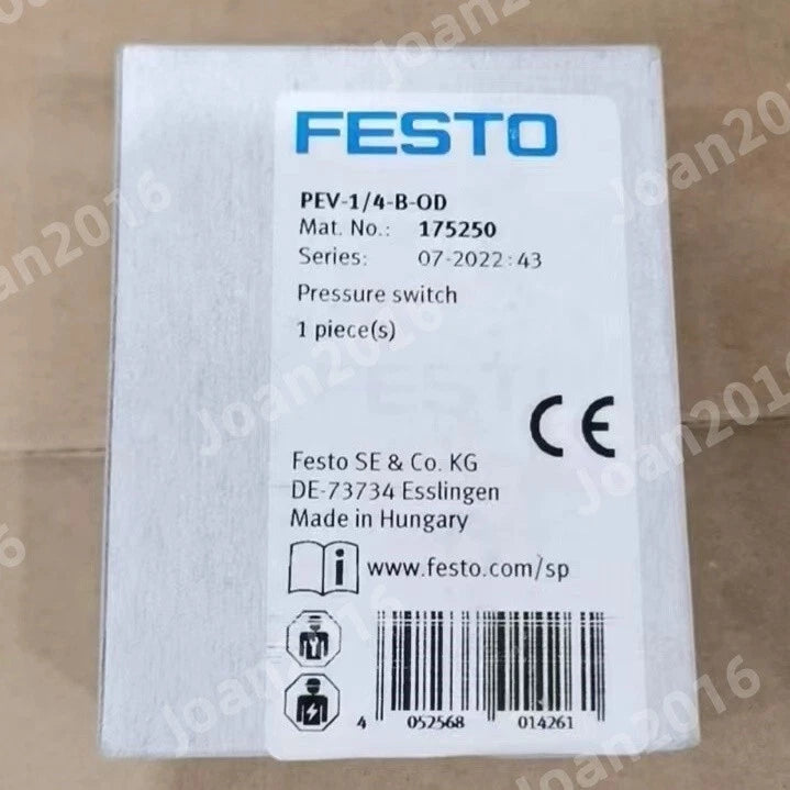 FESTO PEV-1/4-B-OD Pressure switch-175250 #P
