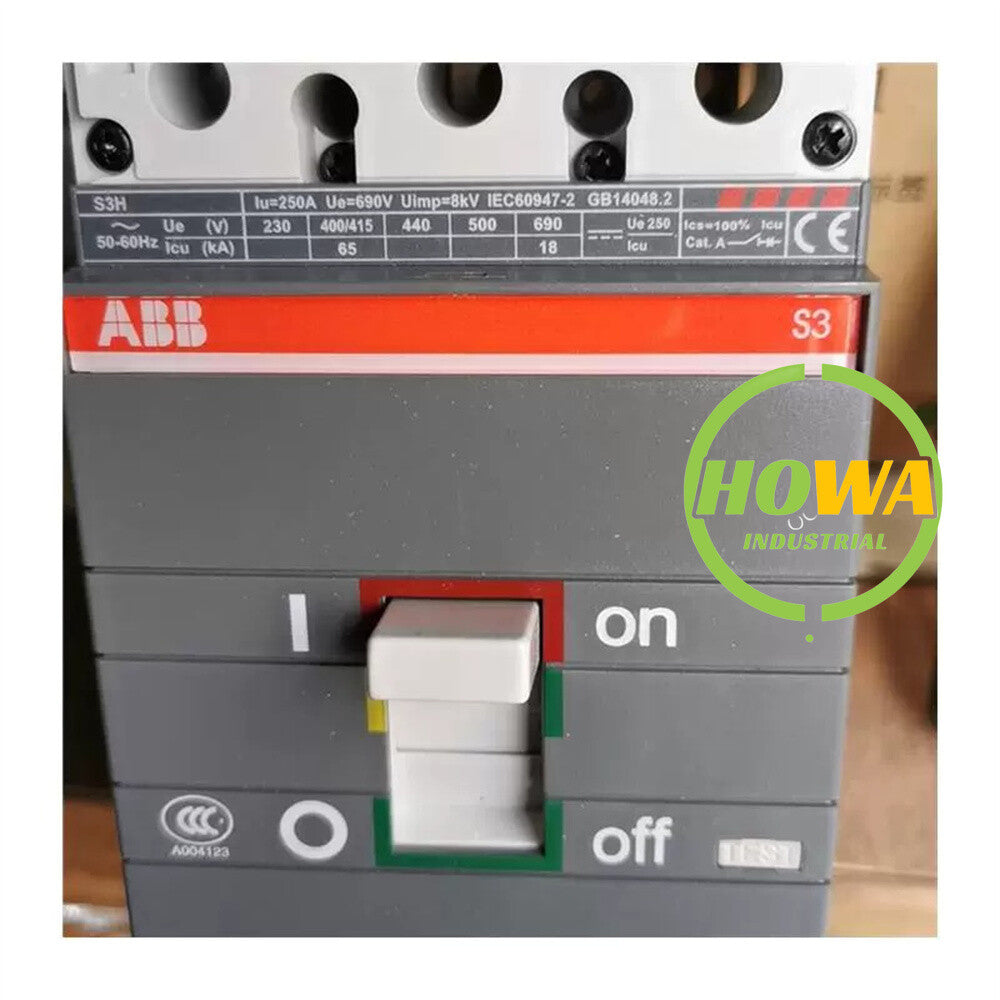 1PC  ABB 250A 3P Molded Case Circuit Breaker 1SDA013493R1 S3N250 R250 3P F F