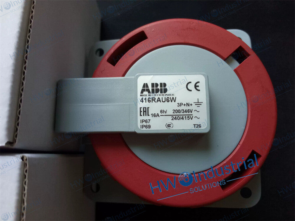 1/Piece 416RAU6W 16A 346-415V ABB Industrial Plug Connector Socket 10091789