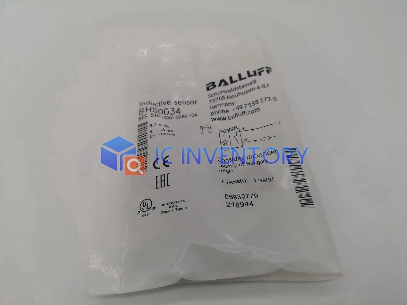 BALLUFF BES516-300-S266-S4 US/da/da #P