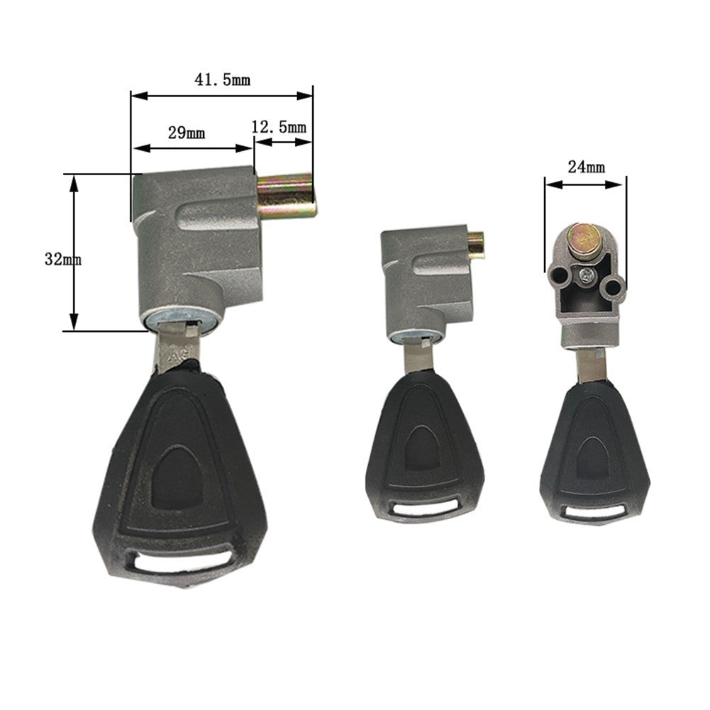 Throttle Handle for Electric Bikes with Key Locks and LCD Functionality