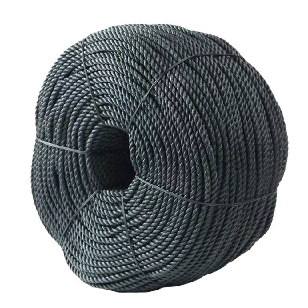 Strong Black Rope for Bundling and Securing 20m High Density Polyethylene