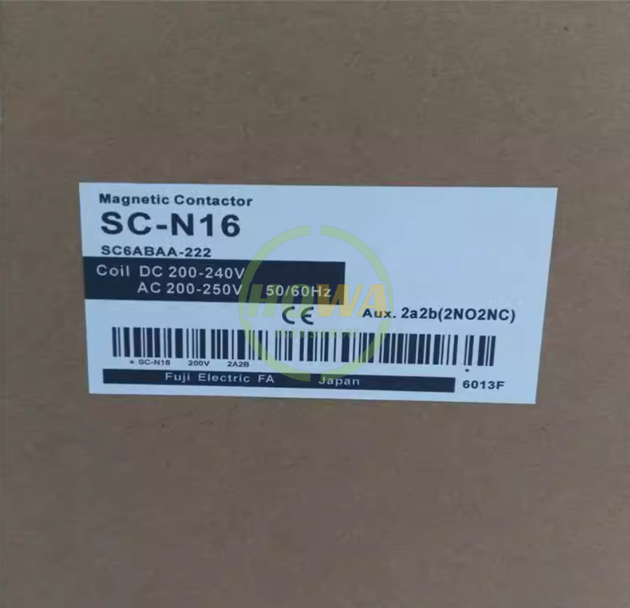 Fuji SC-N16 AC Contactor AC 220V SC-N16(800) 2NO 2NC Free ping