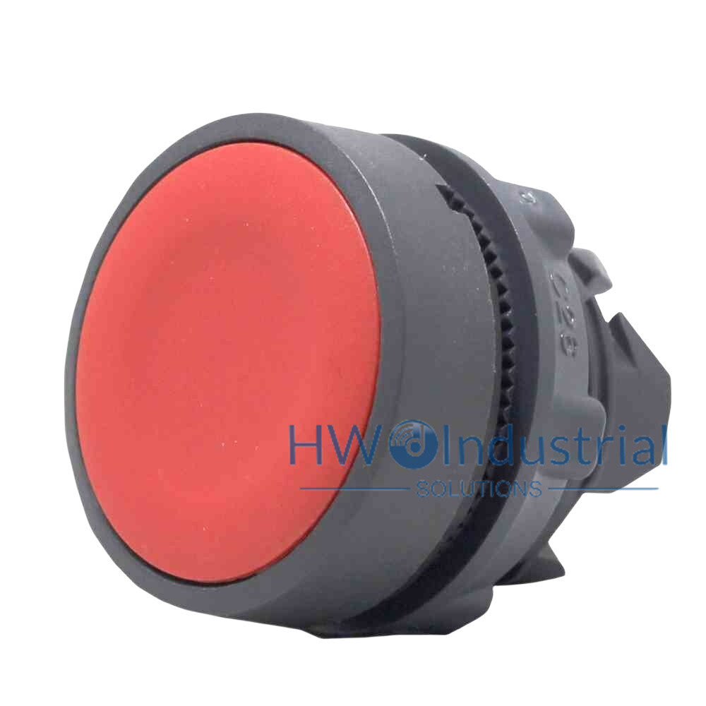 2PC ZB5AA4C ZB5-AA4C Flat Head Button Head Red 22mm Self Resetting