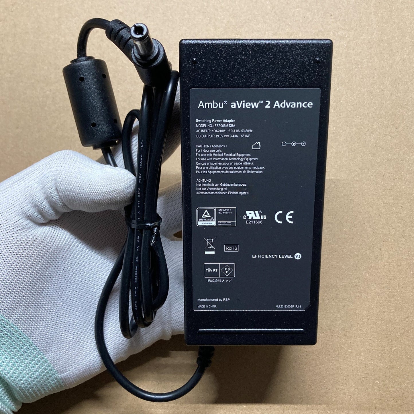 1PCS  Ambu aView 2 Advance power supply FSP065M-DBA 19V3.43A
