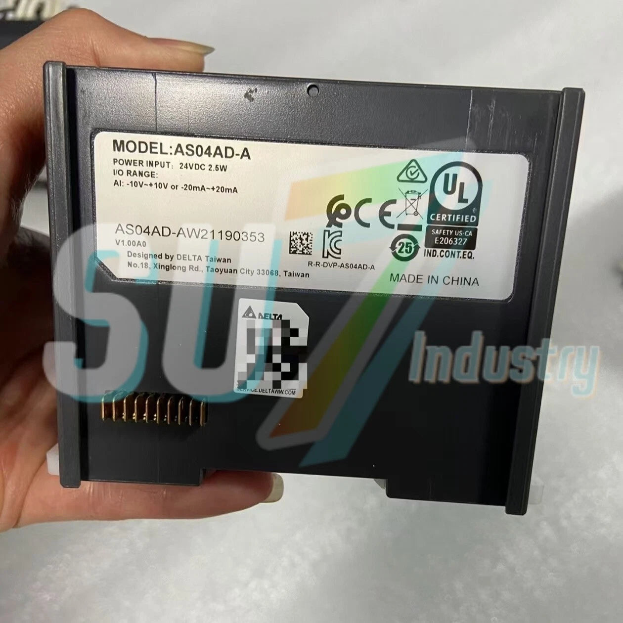 Delta AS04AD-A PLC Module# 1pcs