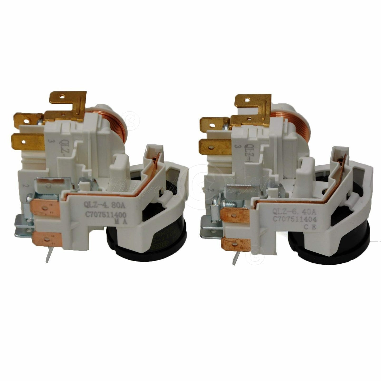 QLZ-6.40A QLZ-4.80A Refrigerator Start Relay + OL Protector For Danfoss Embraco