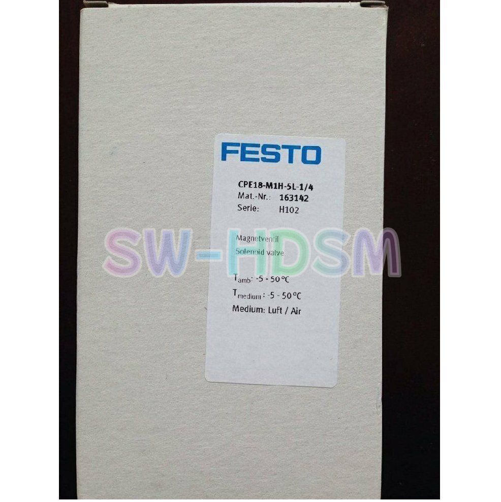 1PCS  For FESTO CPE18-M1H-5L-1/4 163142 Solenoid Valve freight free
