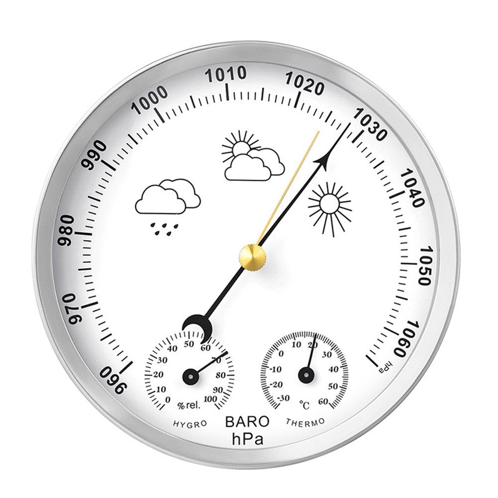 Three in One Weather Station with Thermometer Hygrometer and Barometer for Home