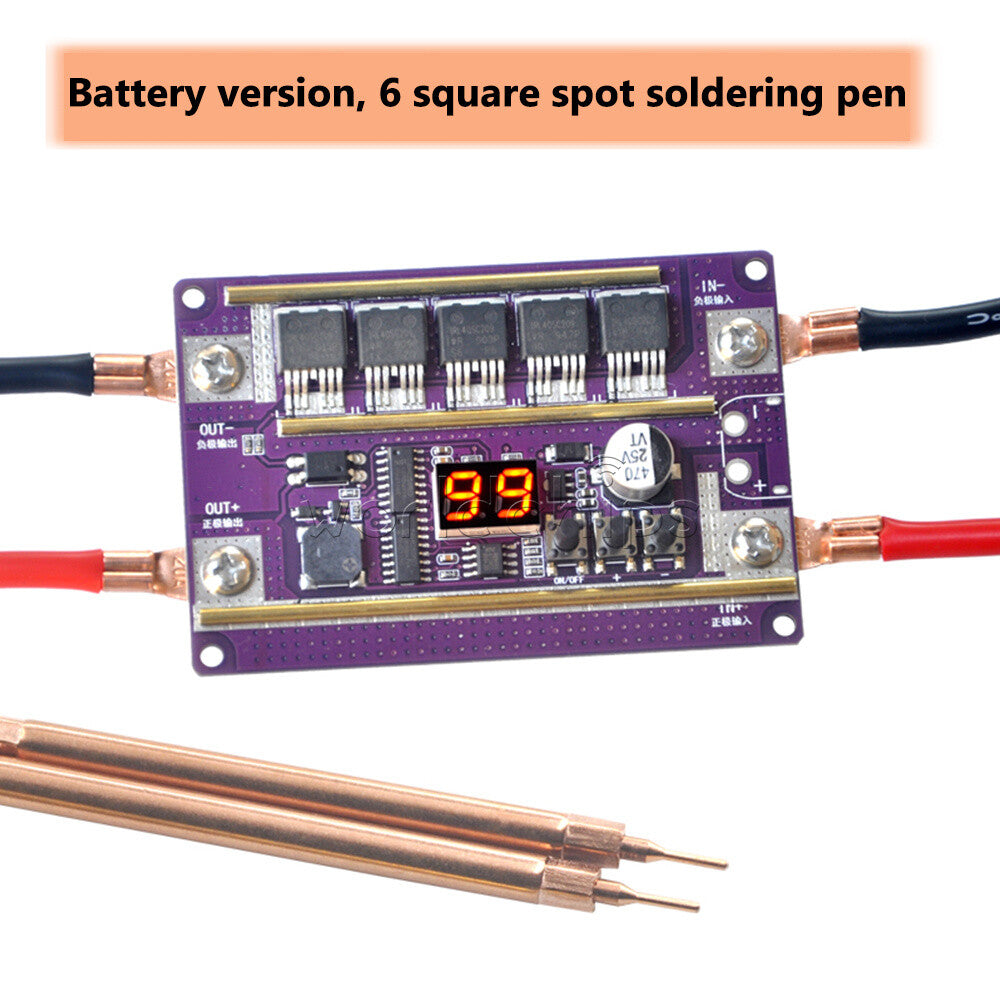 12V Mini Automatic Spot Welder Machine Control Board for 18650 Battery Welding