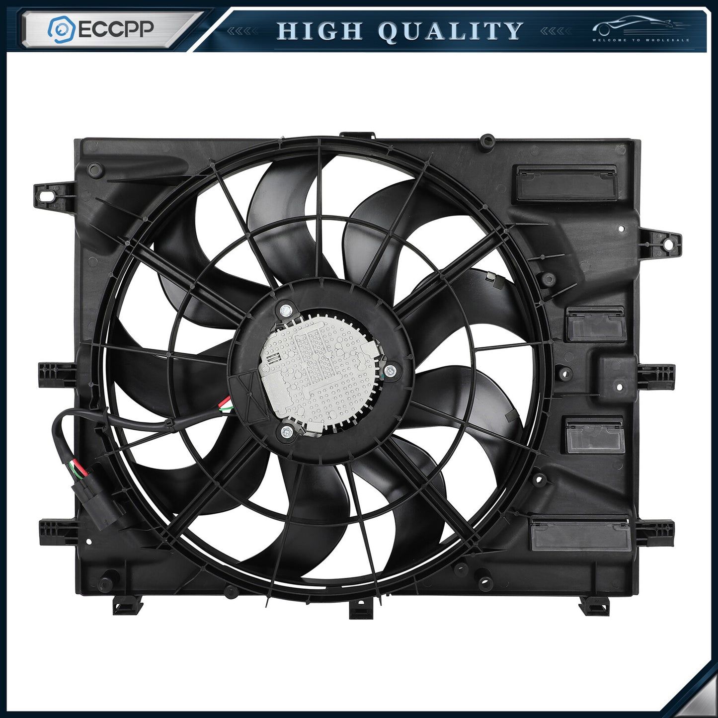 Electric Radiator Cooling Fan Assembly For 2020 2021 2022 CHEVROLET EQUINOX
