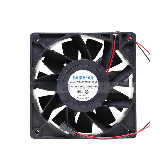 BAIKE DBA12038B24L-1 24V 1.0A High Air Volume Dual Ball Inverter Cooling Fan