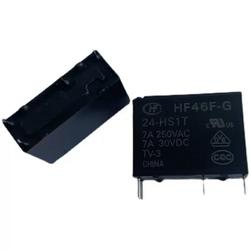 10pcs HF Relay HF46F-G/12-HS1 HF46F-G/12-HS1T HF46F-G/24-HS1 HF46F-G/24-HS1T