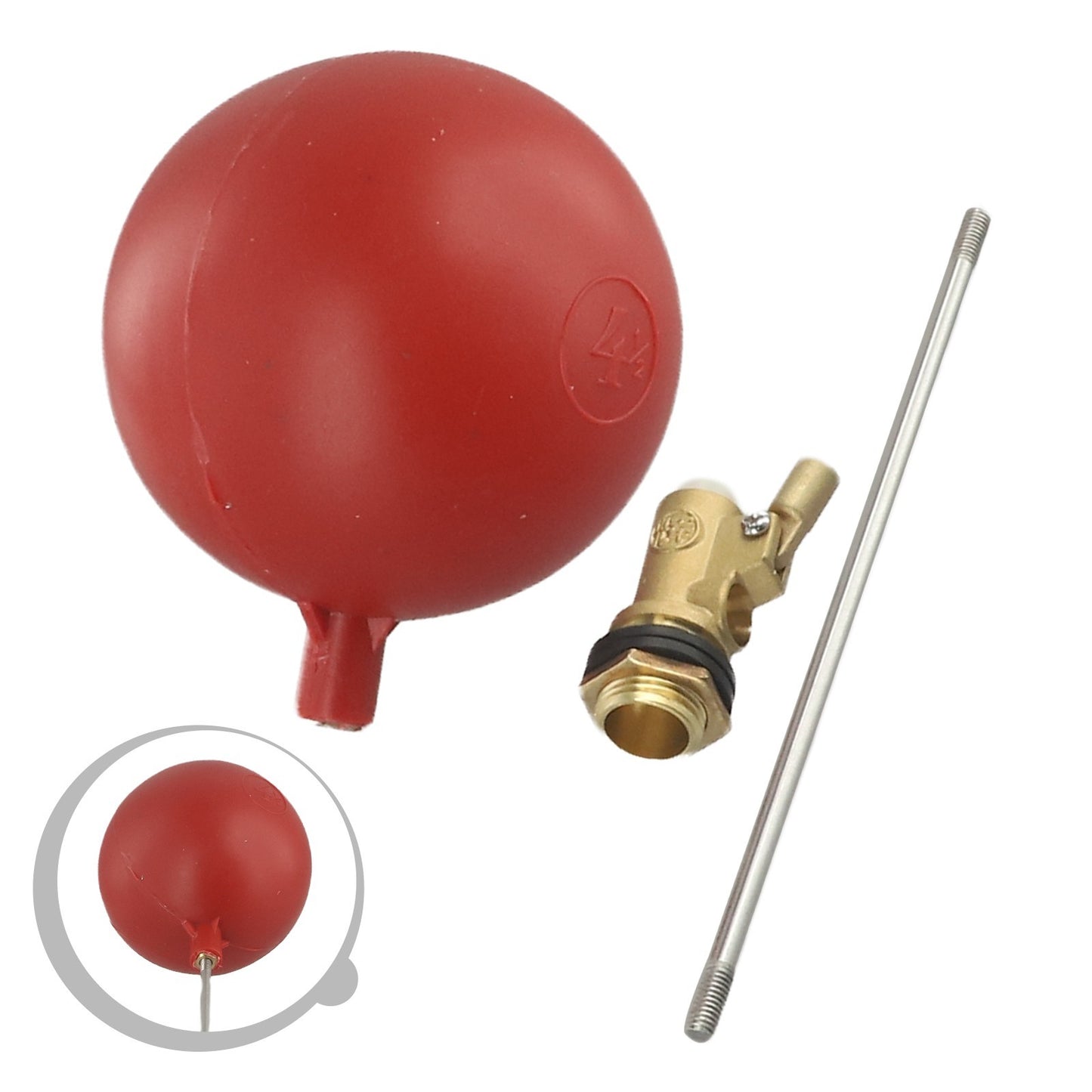 Sturdy For Water Tank Float Valve with Plastic Ball for For Water Control